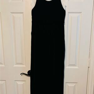 Topshop Black Halter Sheath Maxi Dress
